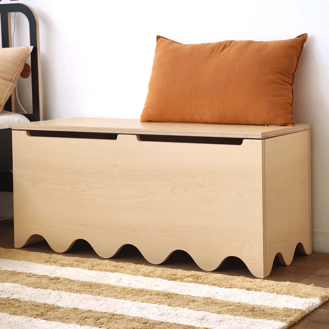 Toy storage box, wave design