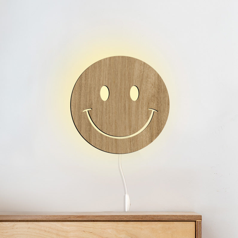 Happy face night light for children
