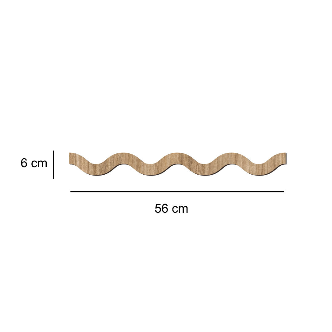 Zigzag wooden cornice
