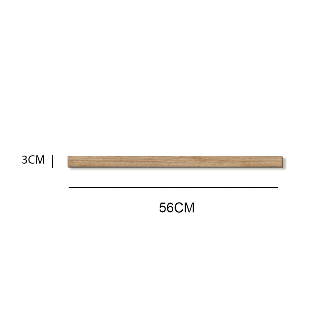 Straight wooden cornice