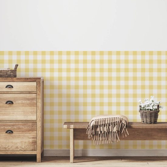 Checkered Wallpaper Sticker – Small Squares
