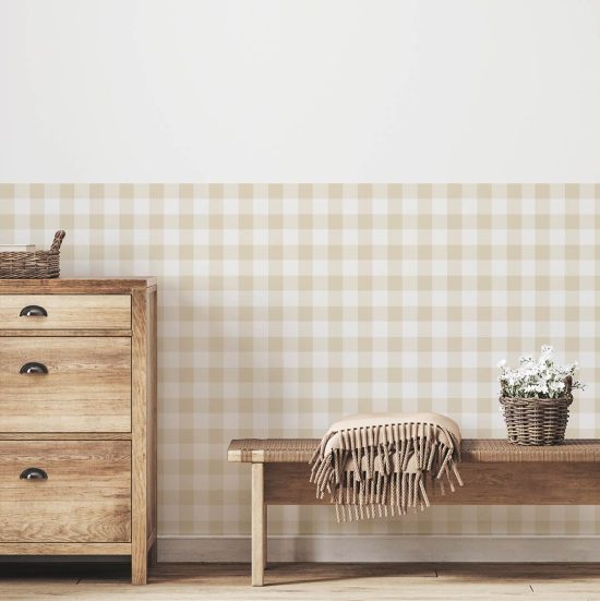 Checkered Wallpaper Sticker – Small Squares