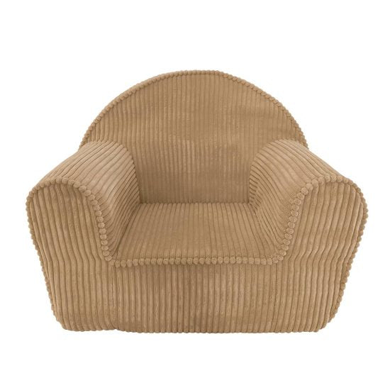 Armchairs for children and toddlers – Light brown corduroy