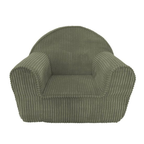 Armchair for children and toddlers – Olive Green Corduroy