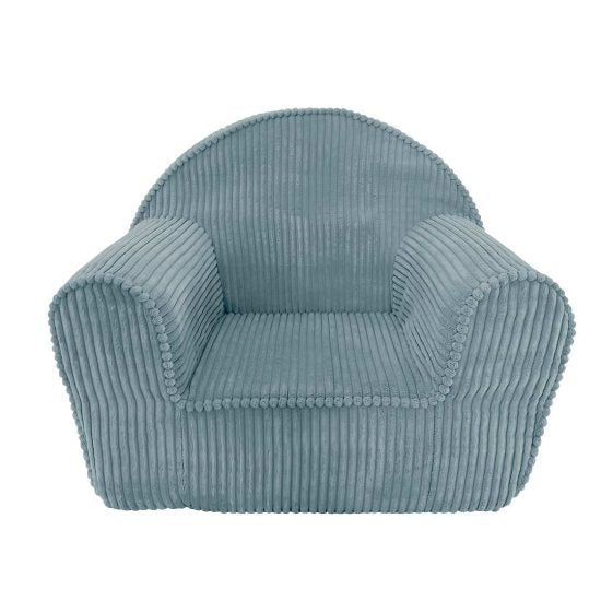 Armchairs for Children and Toddlers – Light Blue Corduroy