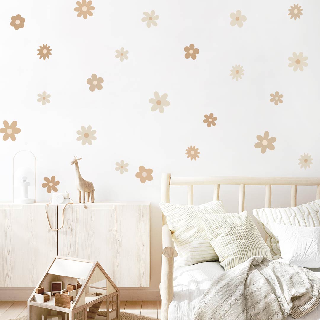 Wall stickers for children, flower mix