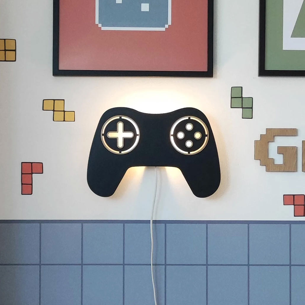 Control remoto de luz nocturna para juegos