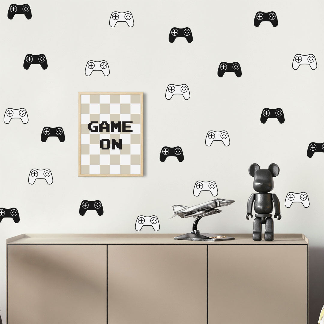 Gaming wall stickers for children