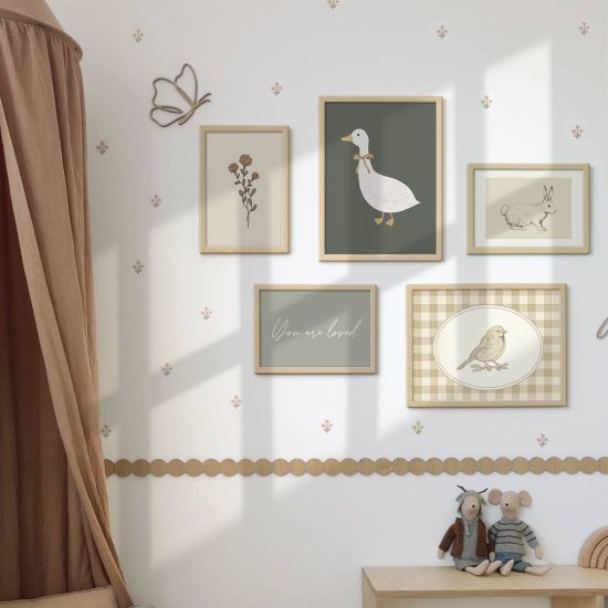 Images vintage pour une chambre d'enfant – Mur de photos