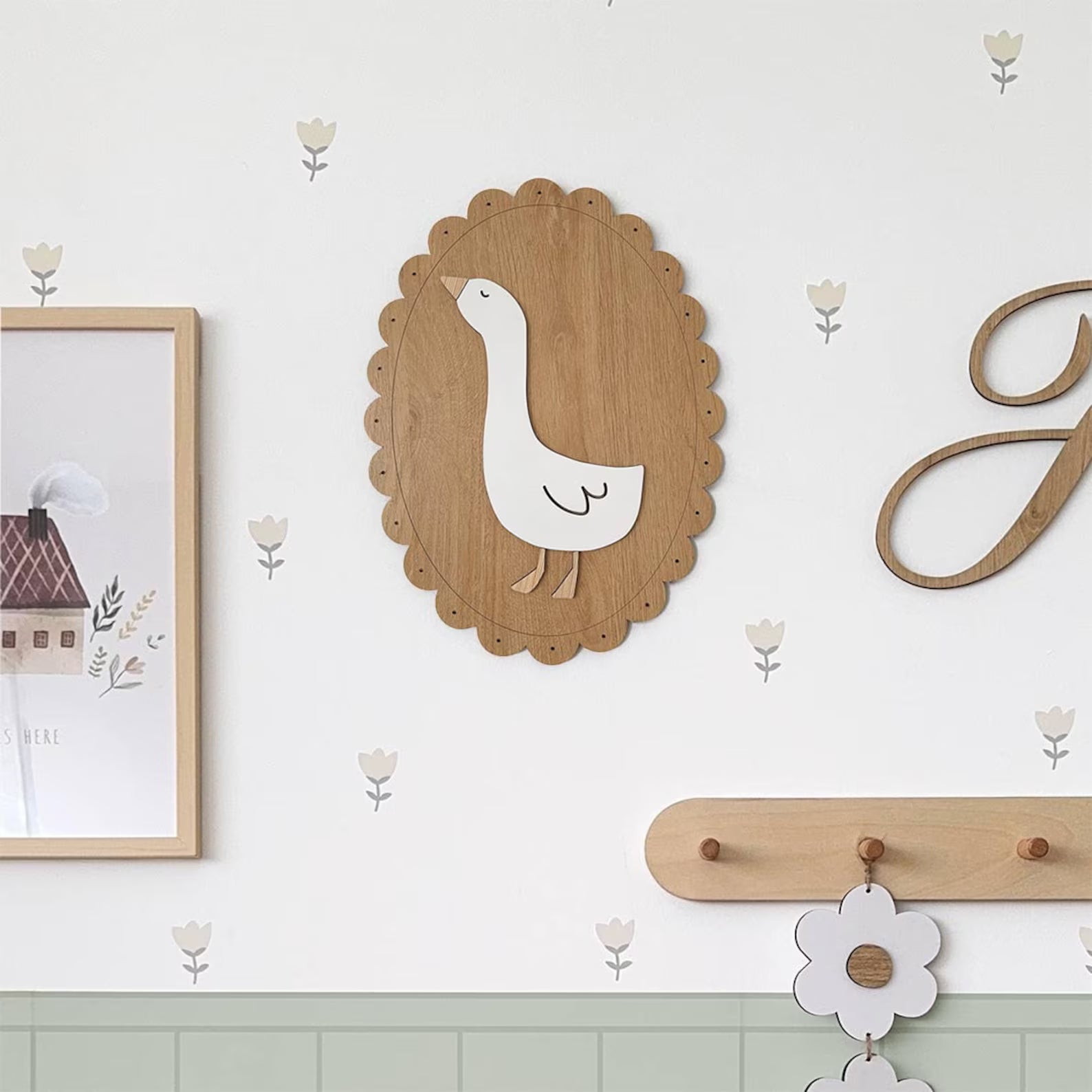 Small flower wall stickers