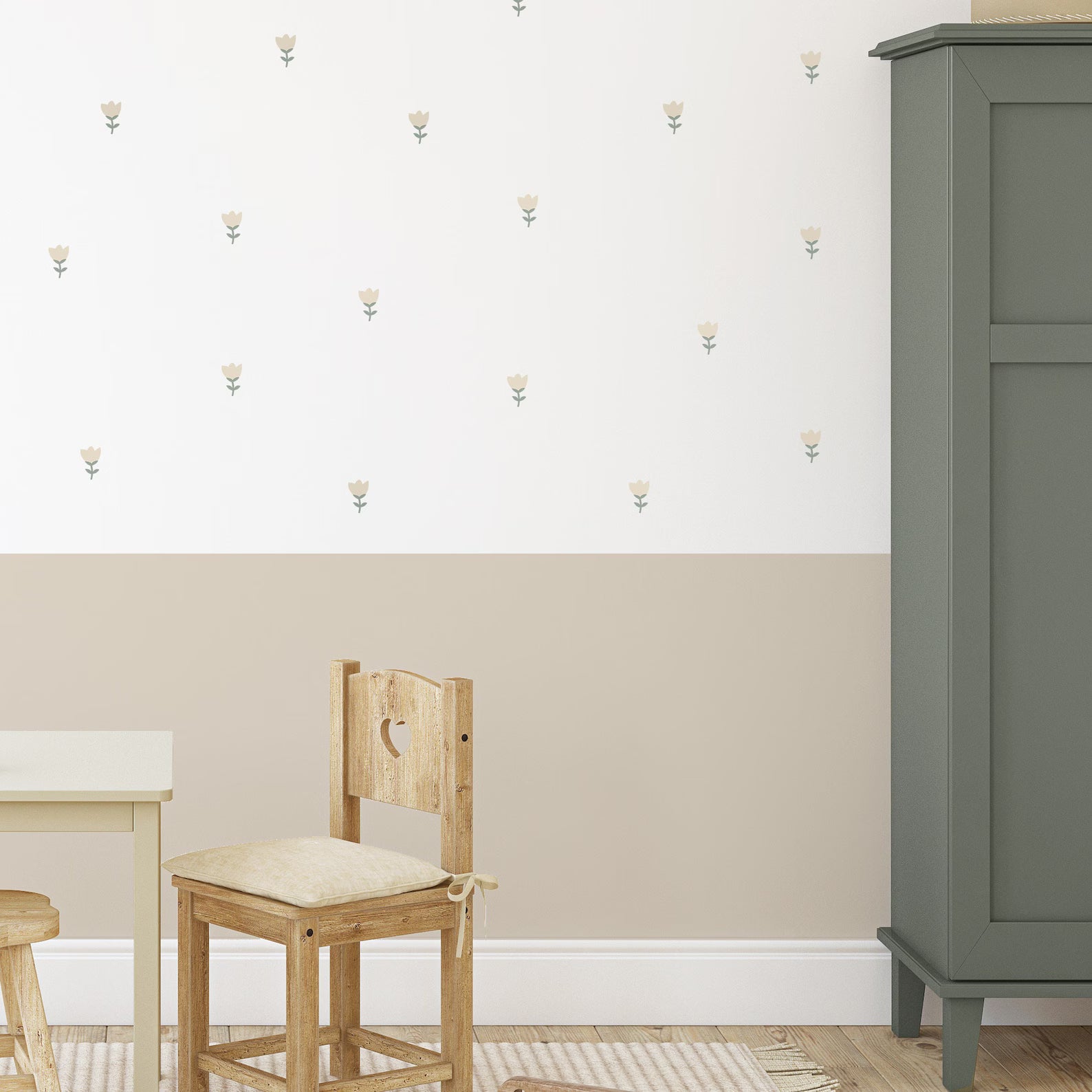 Small flower wall stickers