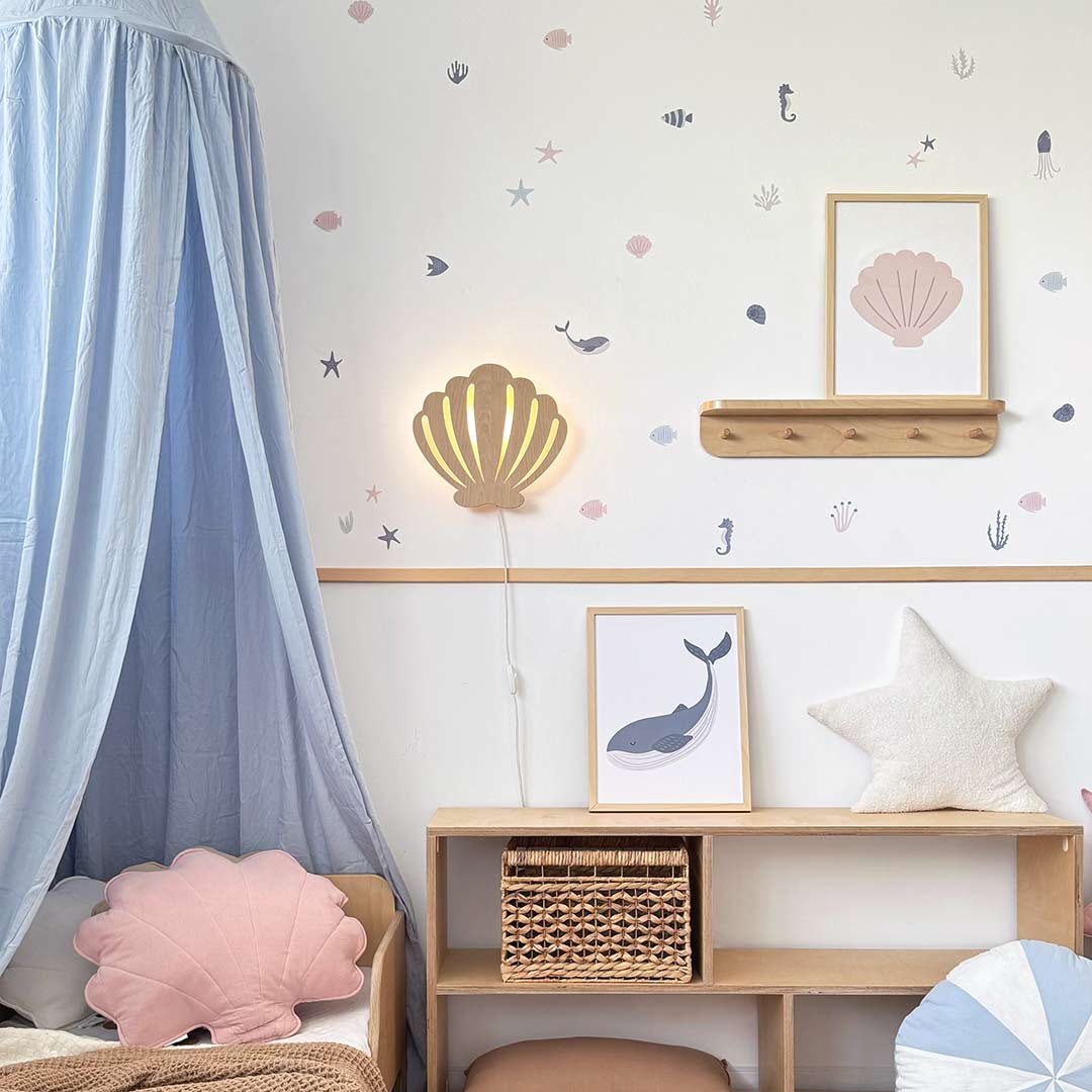 Canopy for children's room – canopy tent for babies – light blue