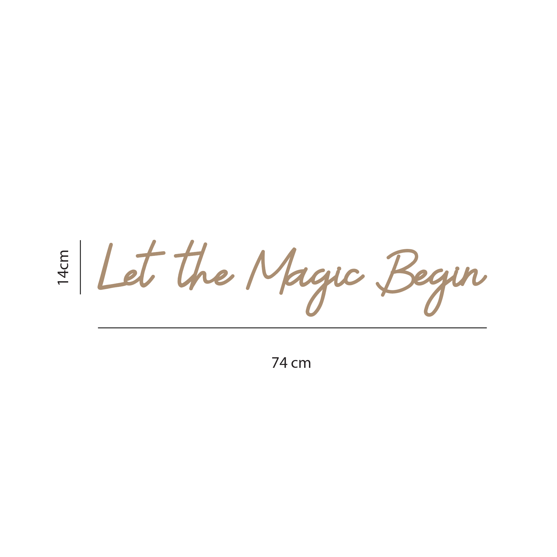 Tree Law for Children – Inspirational Quote Let the magic begin