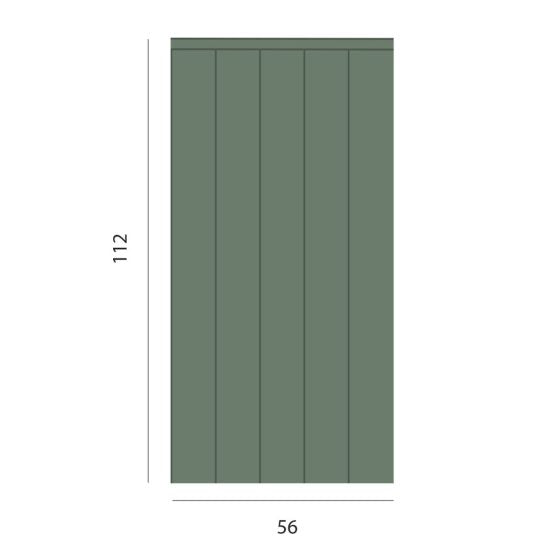 Dark green thin-striped adhesive wallpaper