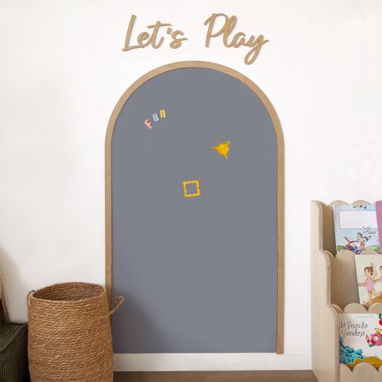 Reusable Magnetic Rainbow Wall Decal – Grayish Blue (70×120)