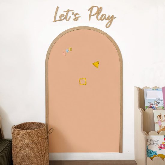 Reusable Magnetic Rainbow Wall Decal – Peach (70×120)