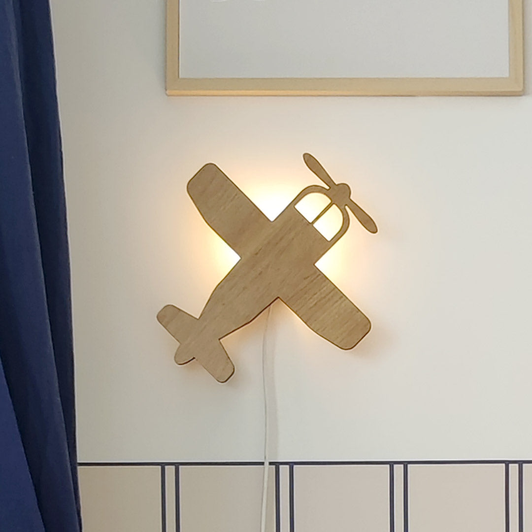 Airplane night light for children's room
