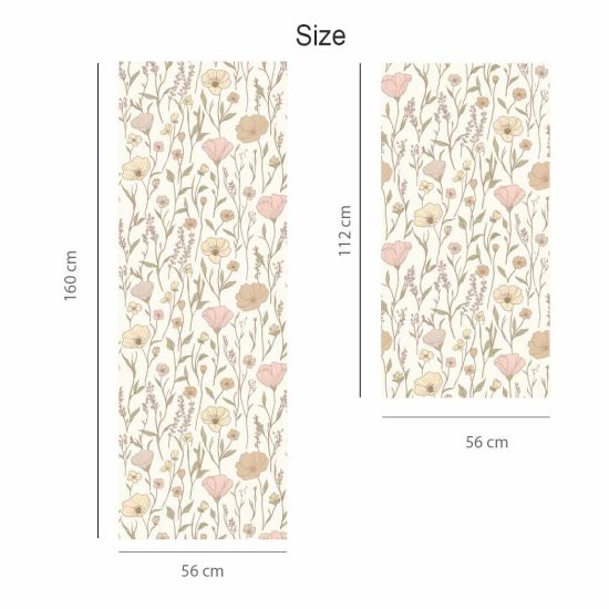 LULU Floral Wallpaper for a Children's Room