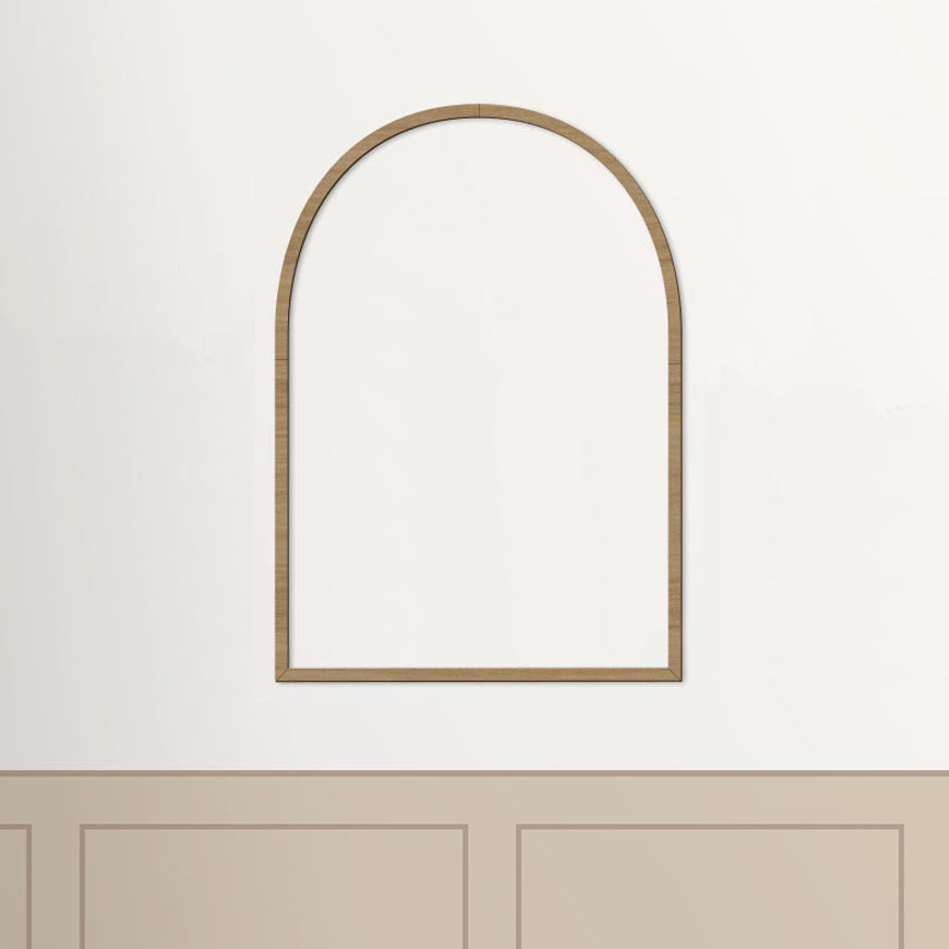 Wooden frame with rounded window shape 59X85