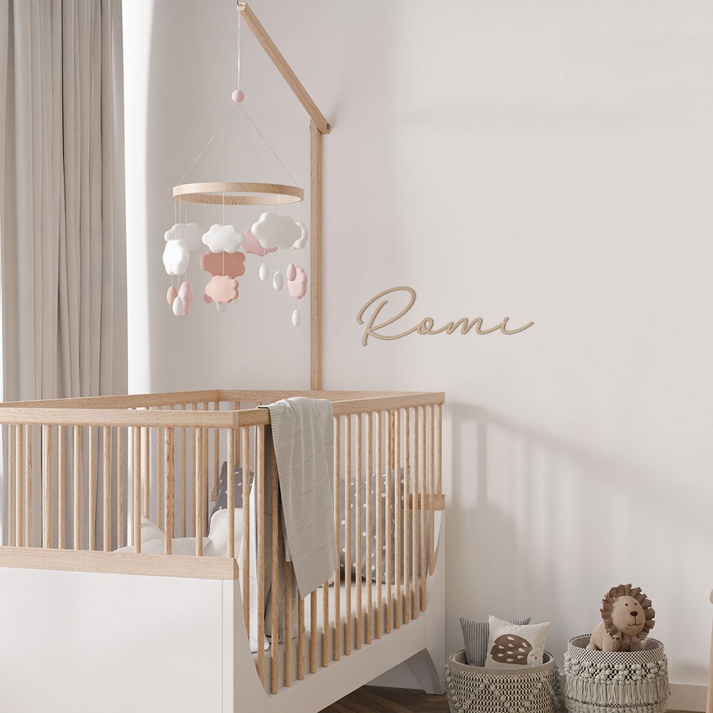 Wooden name sign for children's room – Signs for children's rooms