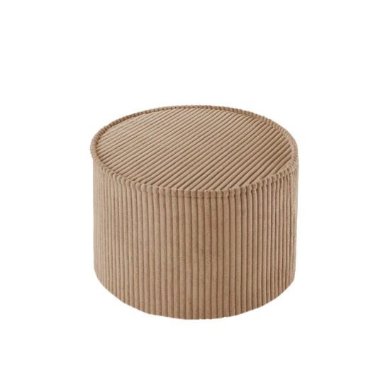 Light Brown Corduroy Children's Footstool