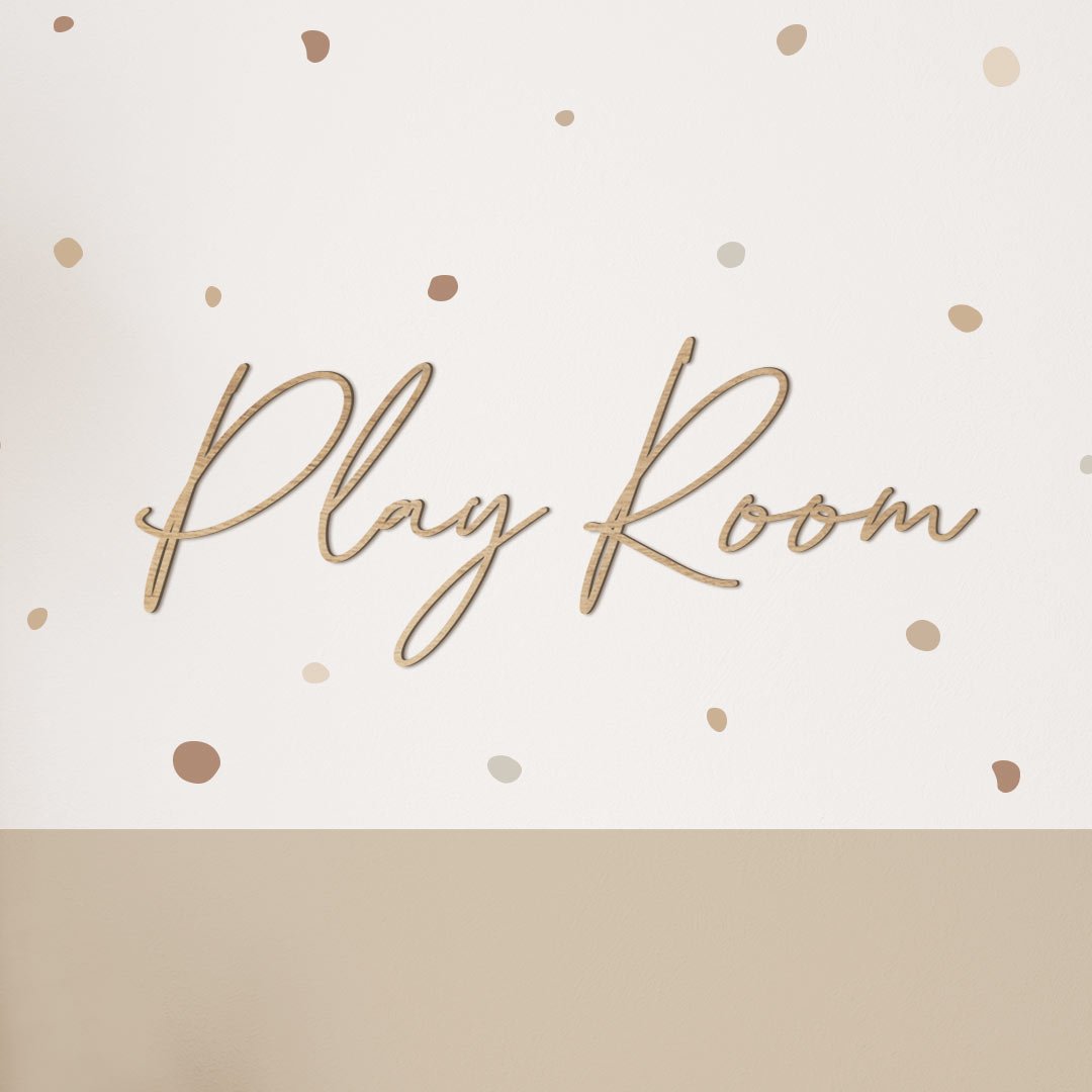 Wooden sign for children's room – Play Room sign