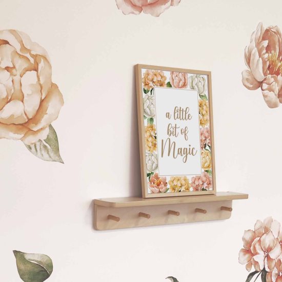 Image pour une chambre d'enfant – une affiche avec des fleurs