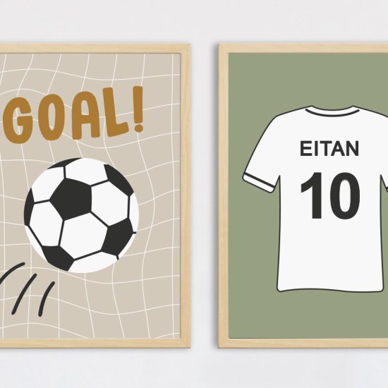 Imágenes con temática de fútbol para habitaciones infantiles