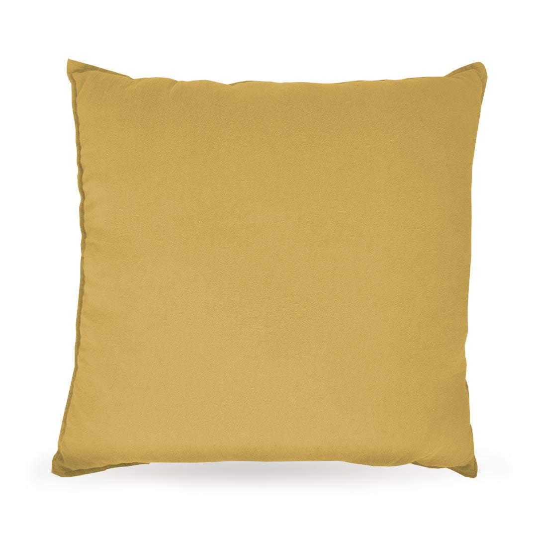 Decorative cushions for children – square mustard cushion