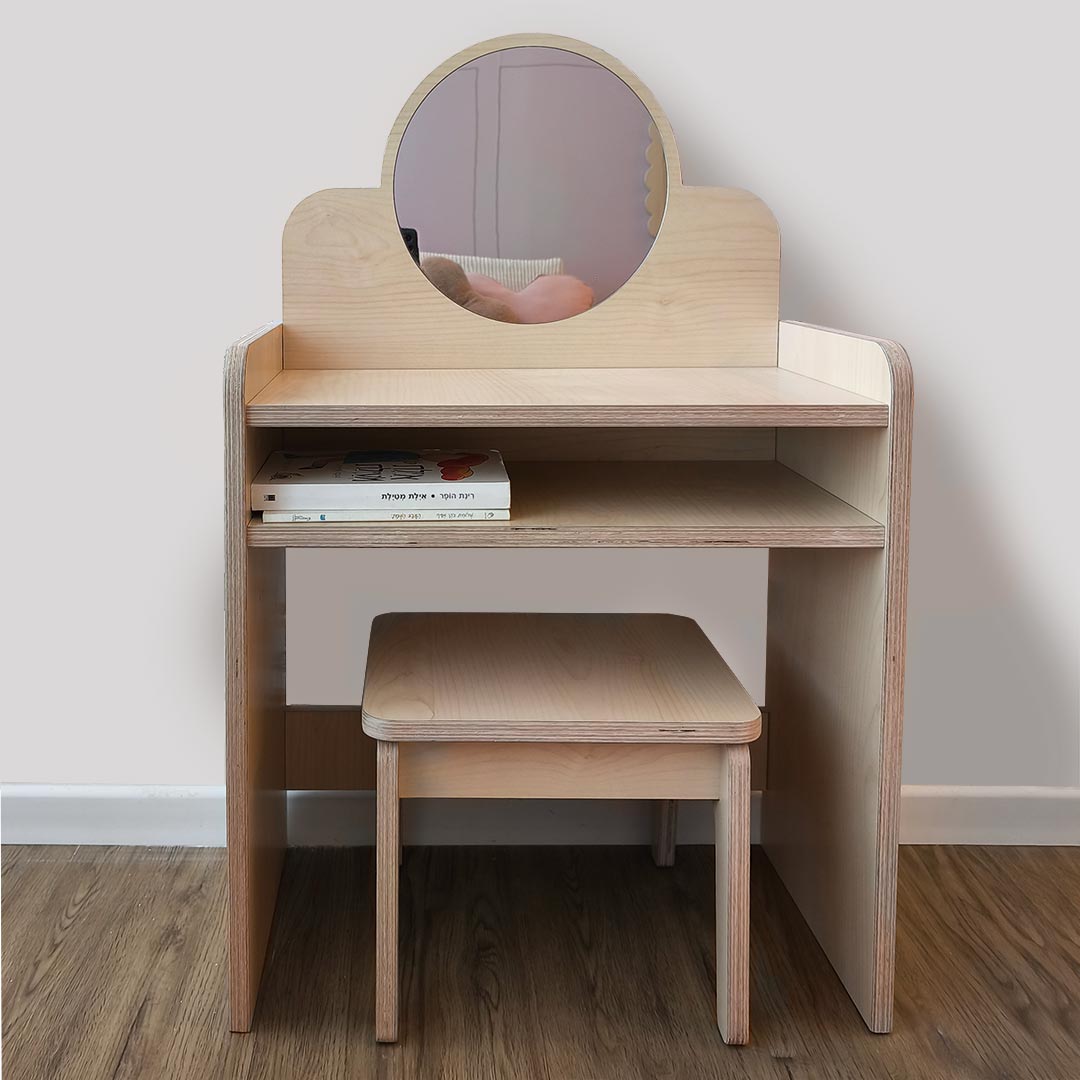 Wooden makeup table for girls – dressing table