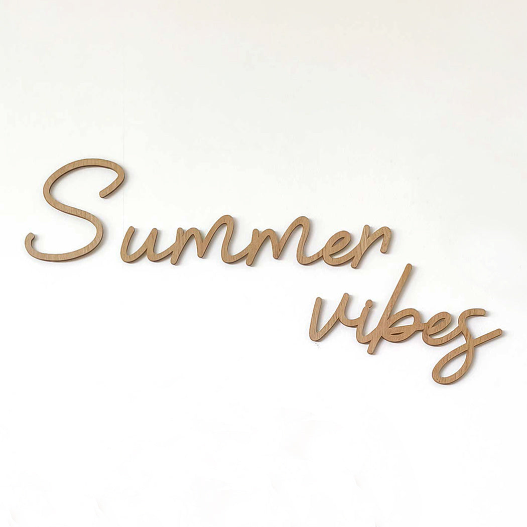 Wooden Wall Sign – Summer Vibes