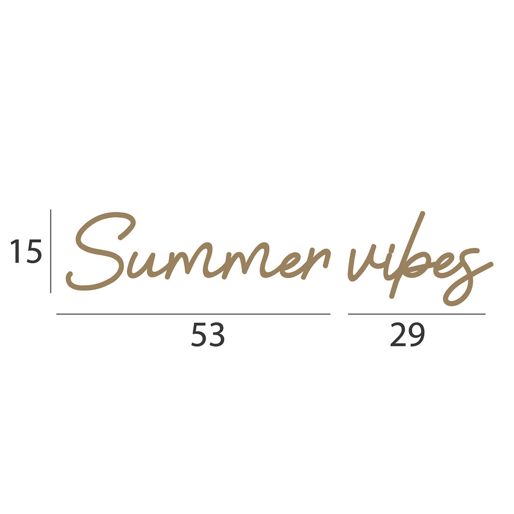 Wooden Wall Sign – Summer Vibes
