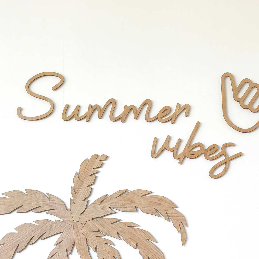 Wooden Wall Sign – Summer Vibes