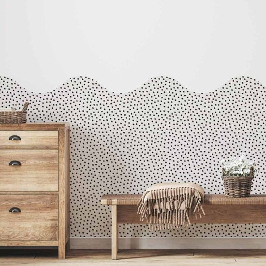 Dotted Wave Wallpaper Sticker