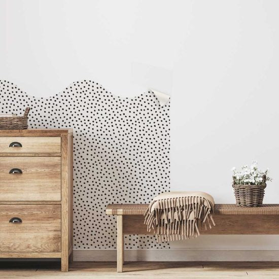 Dotted Wave Wallpaper Sticker