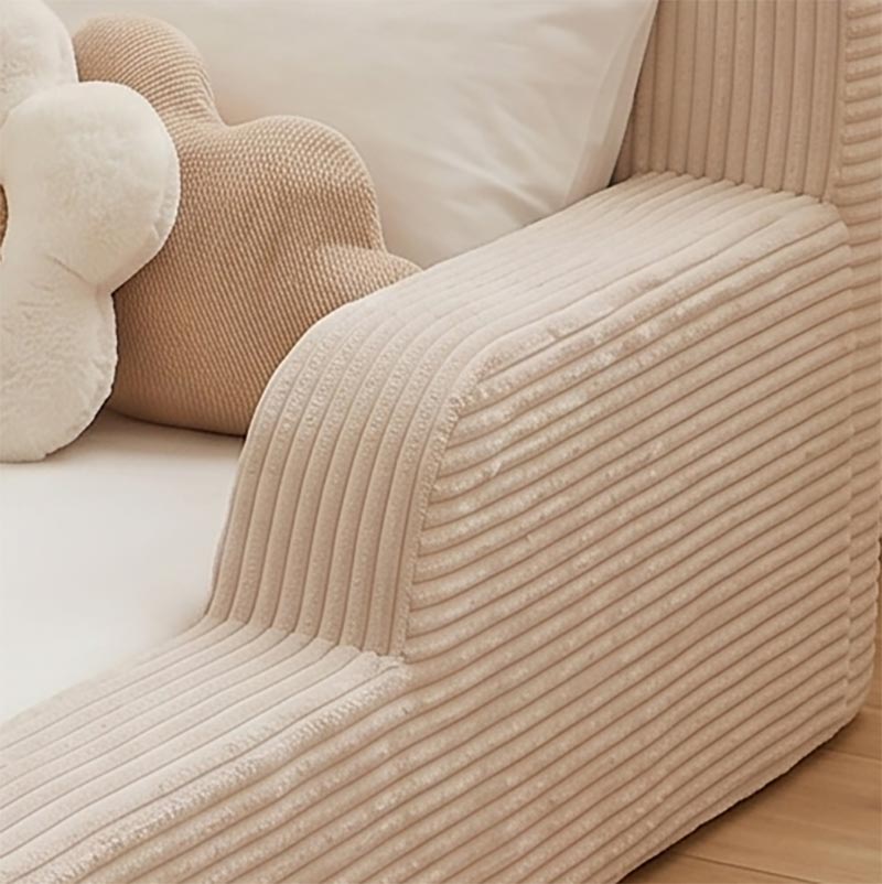 Montessori Toddler Floor Bed – Foam Transition Bed with Corduroy Cover | 70×130 cm