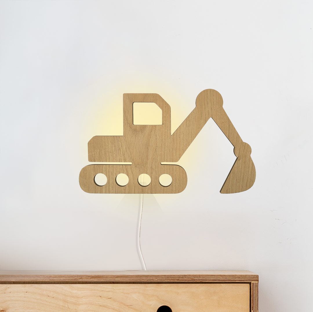 Lámpara de noche de tractor: iluminación para habitaciones infantiles