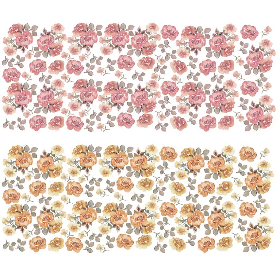 Flower stickers – vintage flower wall stickers