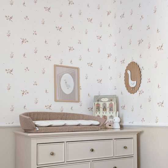 Autumn Leaves and Flowers Wall Decal - Wallpaper