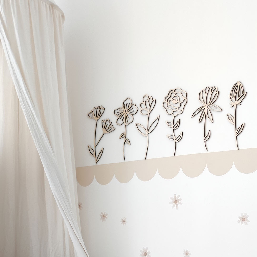 Tree flowers – wall decoration for children's rooms