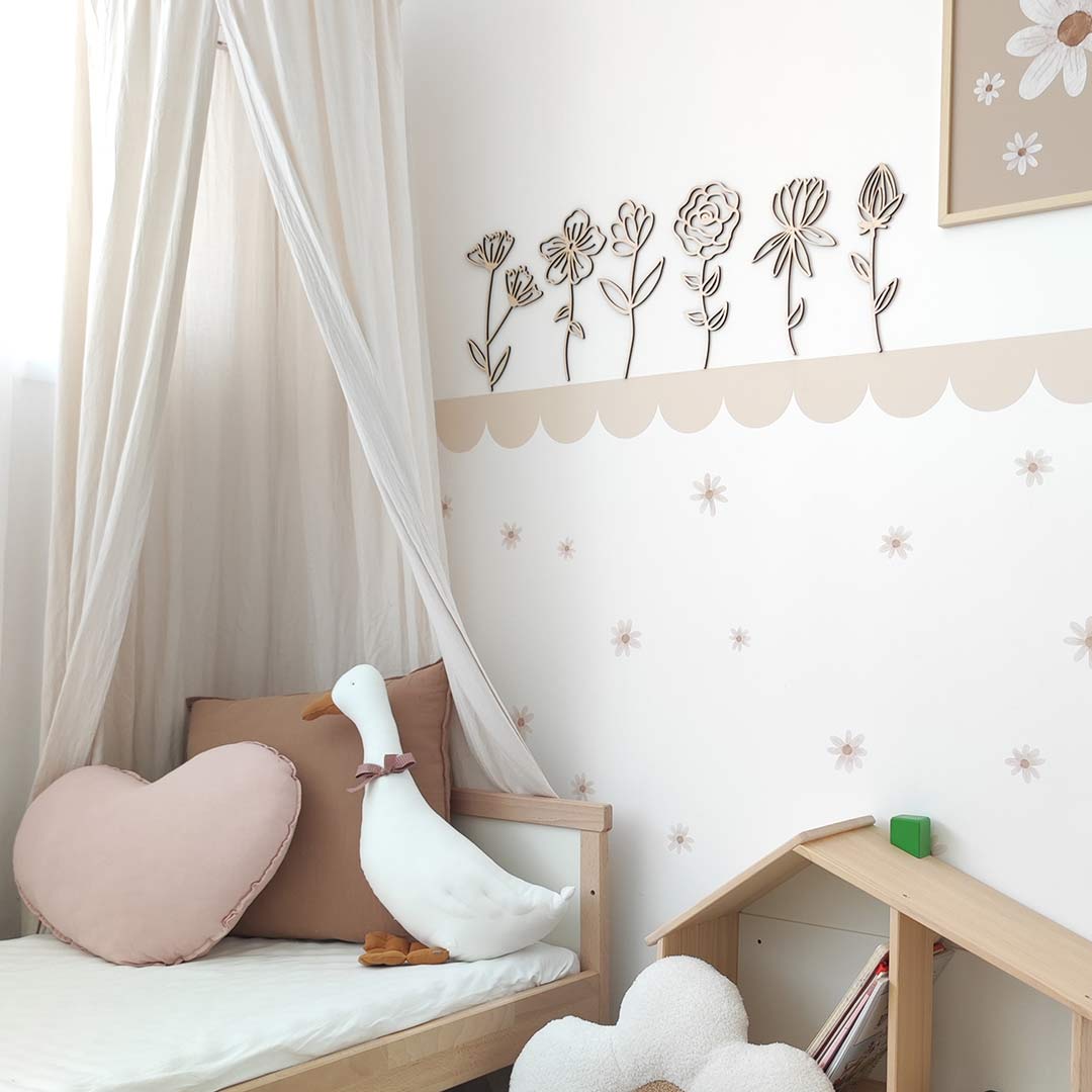 Tree flowers – wall decoration for children's rooms