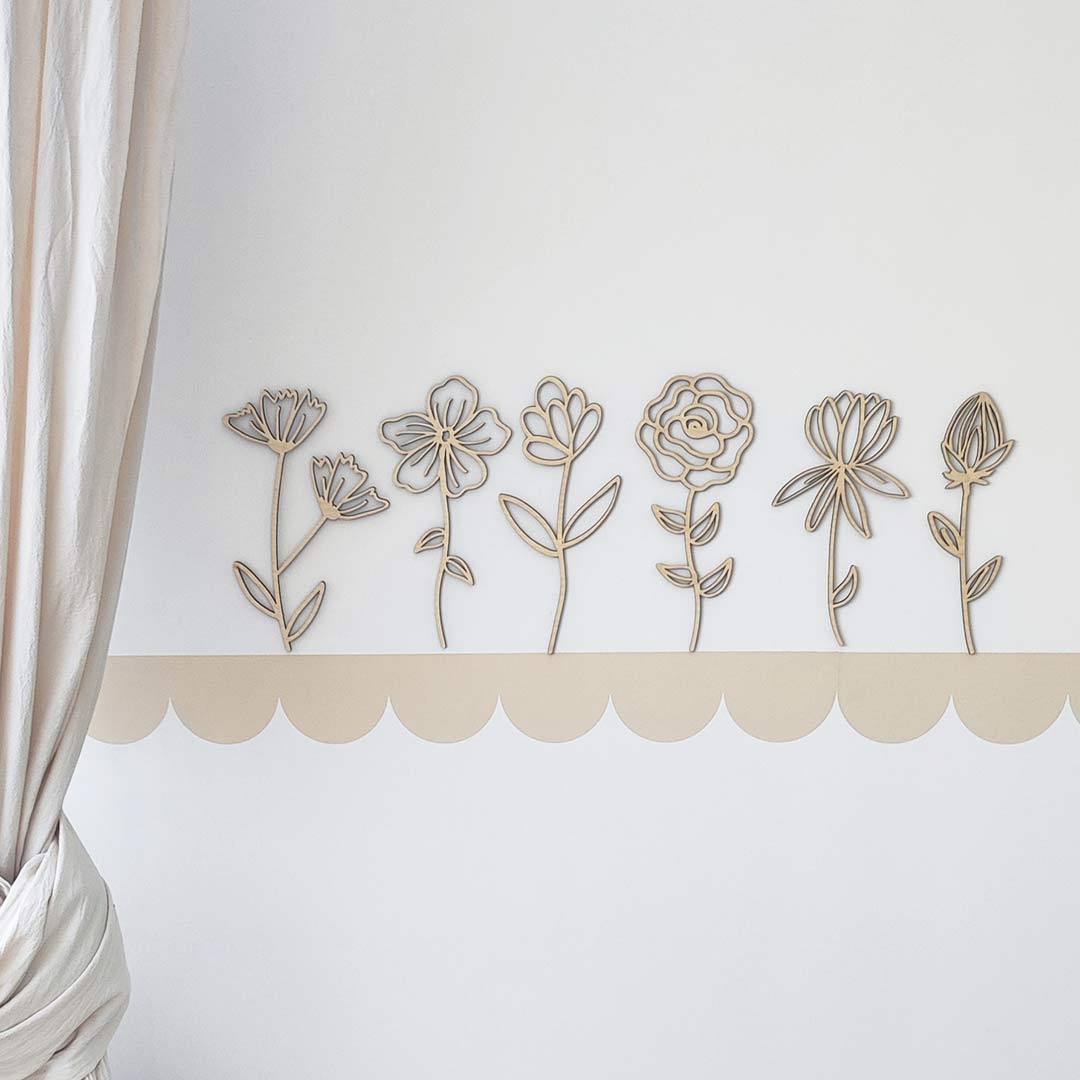 Tree flowers – wall decoration for children's rooms