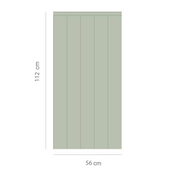 Light Green Striped Wallpaper